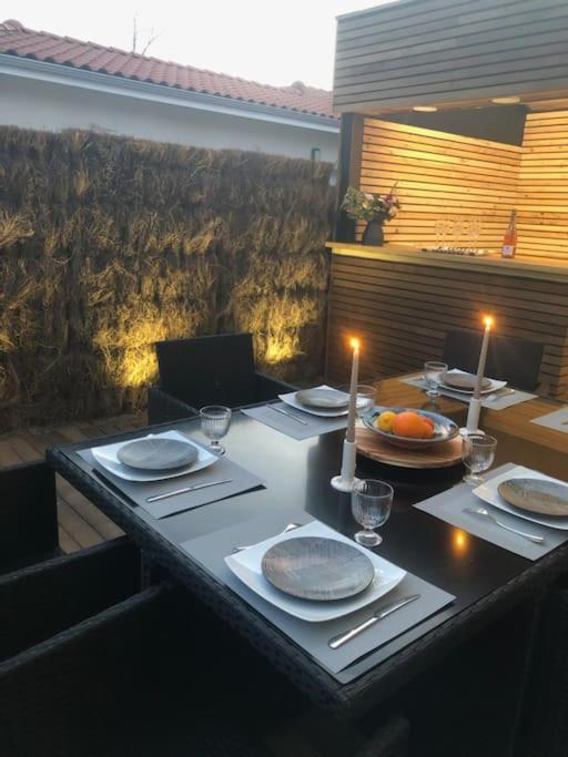 Ravissante Maison 3* Avec Jacuzzi Proche Lac Biscarrosse Esterno foto